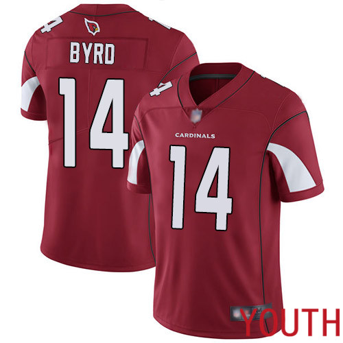 Arizona Cardinals Limited Red Youth Damiere Byrd Home Jersey NFL Football 14 Vapor Untouchable